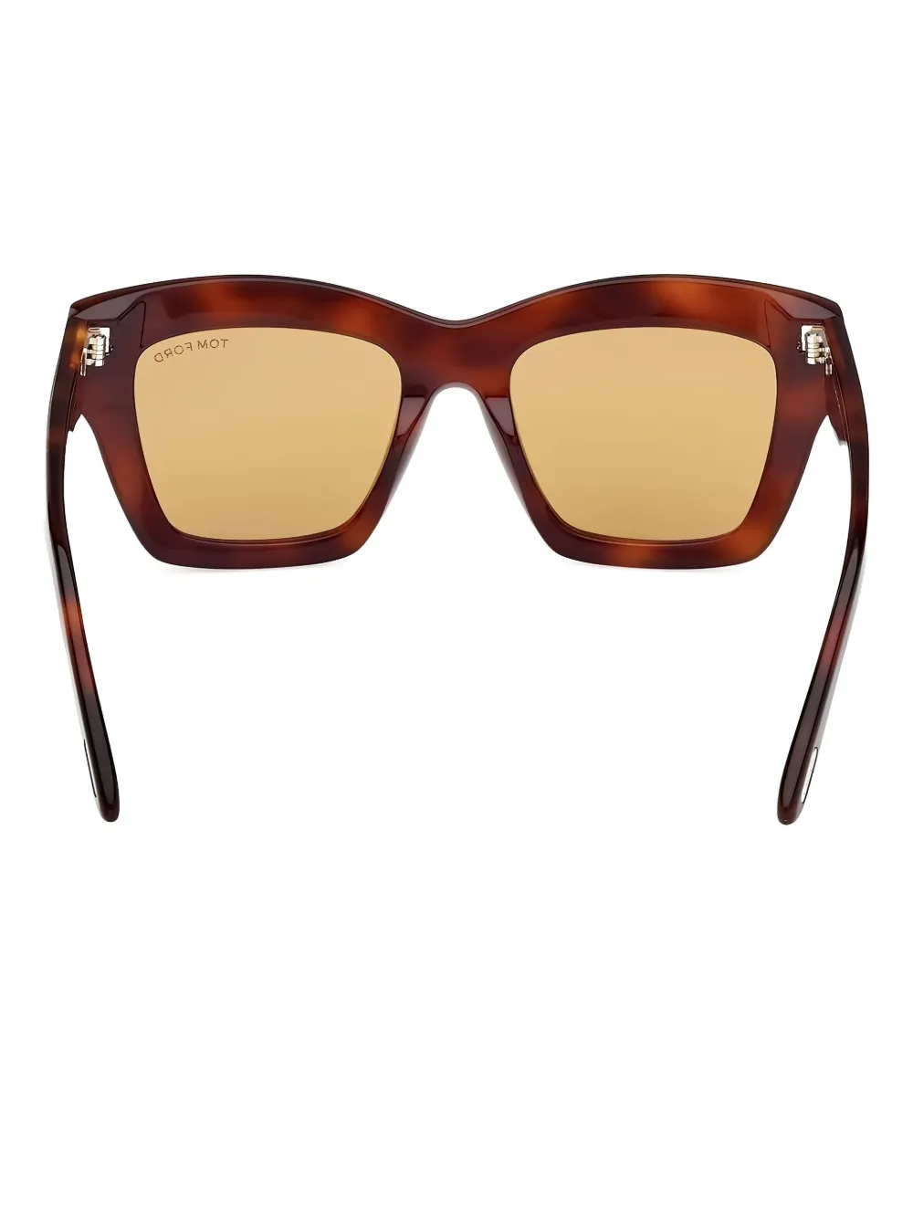 TOM FORD Eyewear Zonnebril met vierkant montuur - Bruin