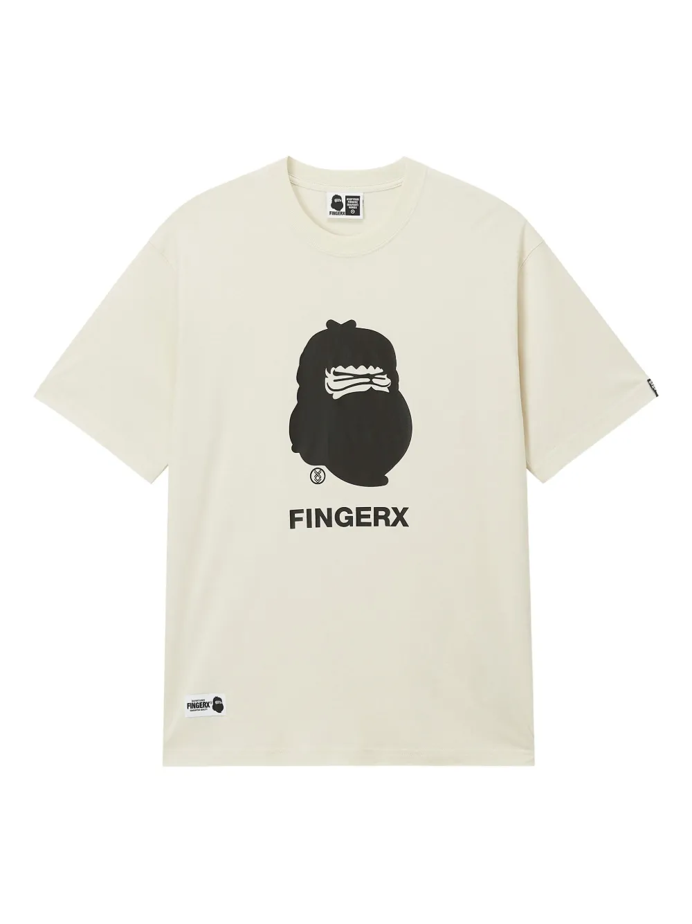FINGERCROXX graphic-print T-shirt | Neutrals | Image 1