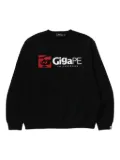 Neighborhood logo-print crew-neck sweatshirt - Black