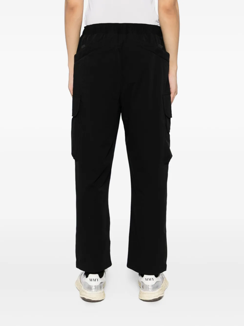 FINGERCROXX Broek met tekst patch Zwart