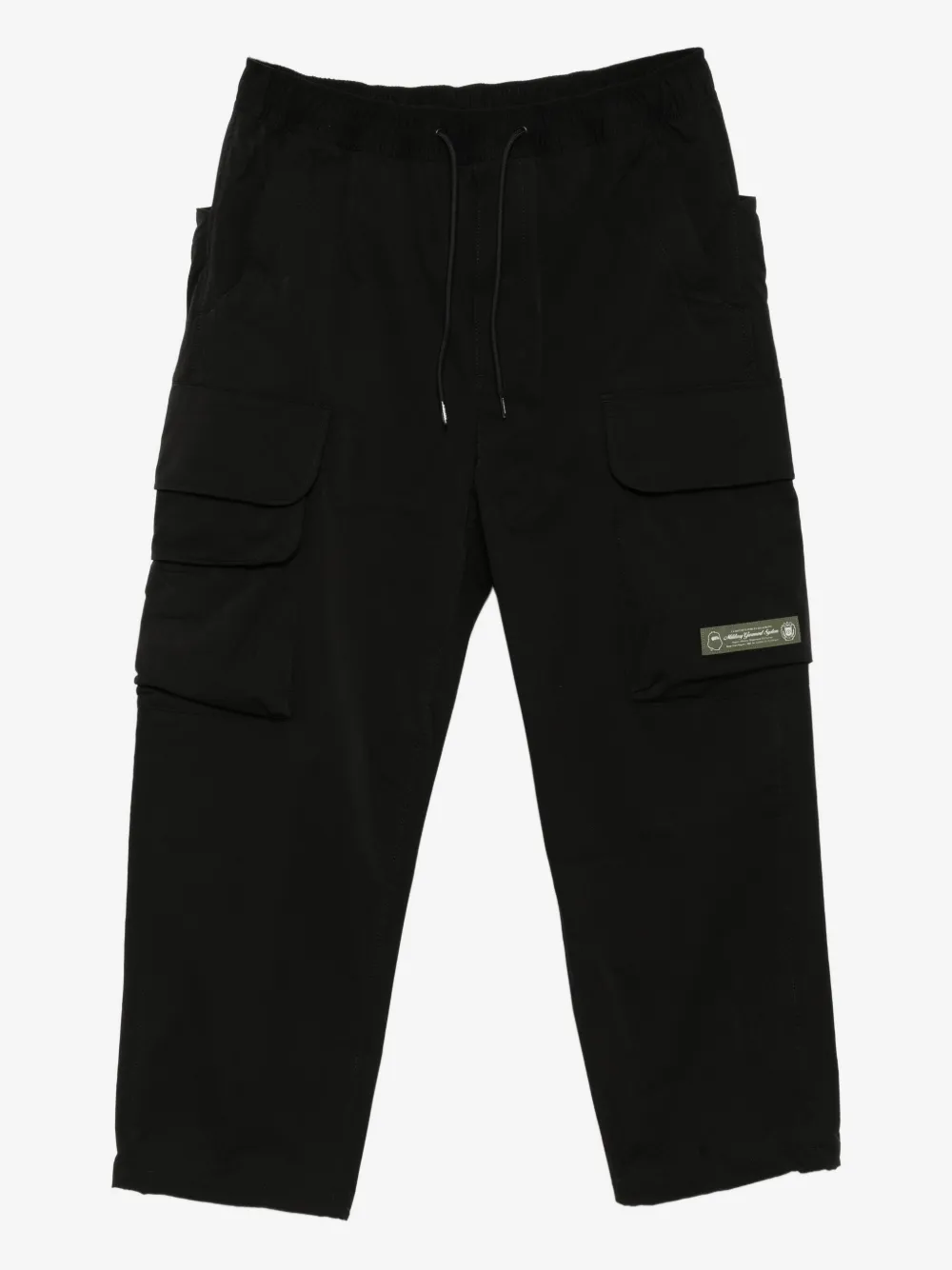 FINGERCROXX Hose mit Slogan-Patch | Schwarz | Image 1