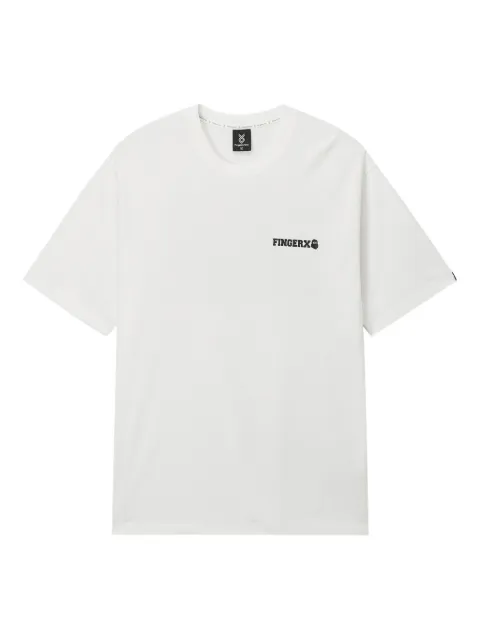 FINGERCROXX logo-print T-shirt