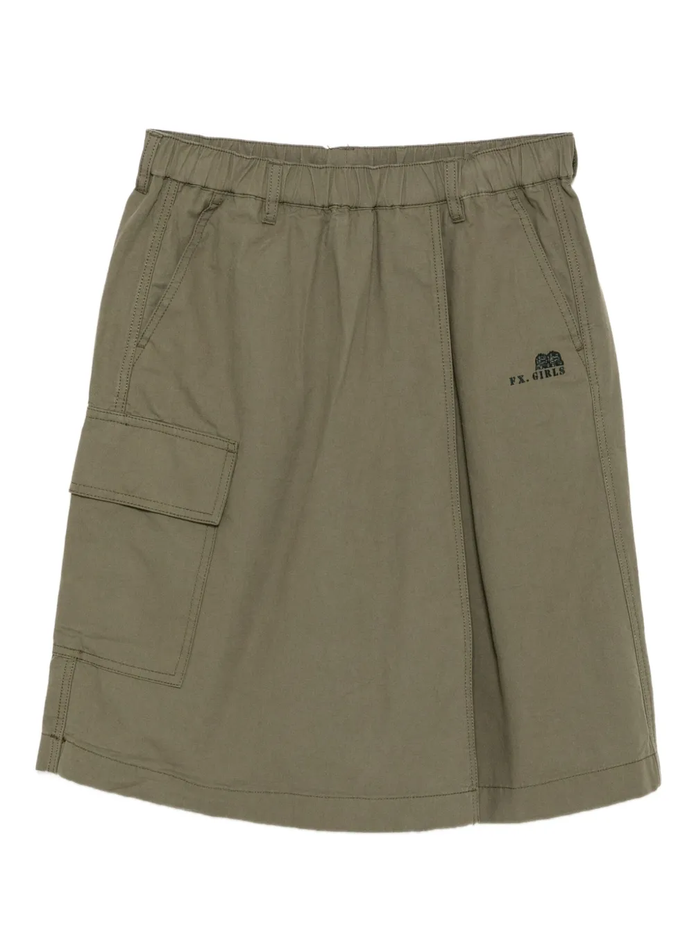 FINGERCROXX logo-embroidered skorts | Green | Image 1