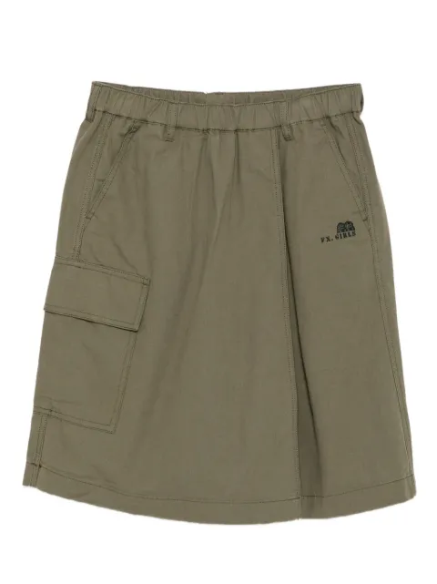 FINGERCROXX logo-embroidered skorts