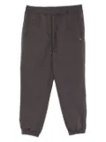 FINGERCROXX logo-patch trousers - Grey