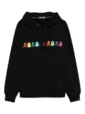 Mastermind Japan x Bape logo printed hoodie - Black