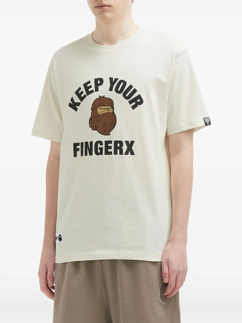 Fingercroxx Graphic-print T-shirt In White