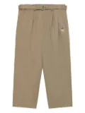 BAPE BLACK *A BATHING APE® pleated belted trousers - Neutrals