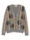 Toga graphic-print cardigan - Grey
