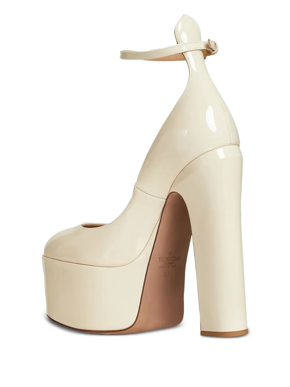 Valentino Garavani Tan-Go platform pumps Neutrals