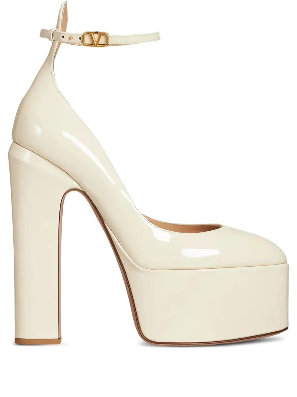 Valentino Garavani Tan-Go platform pumps Neutrals