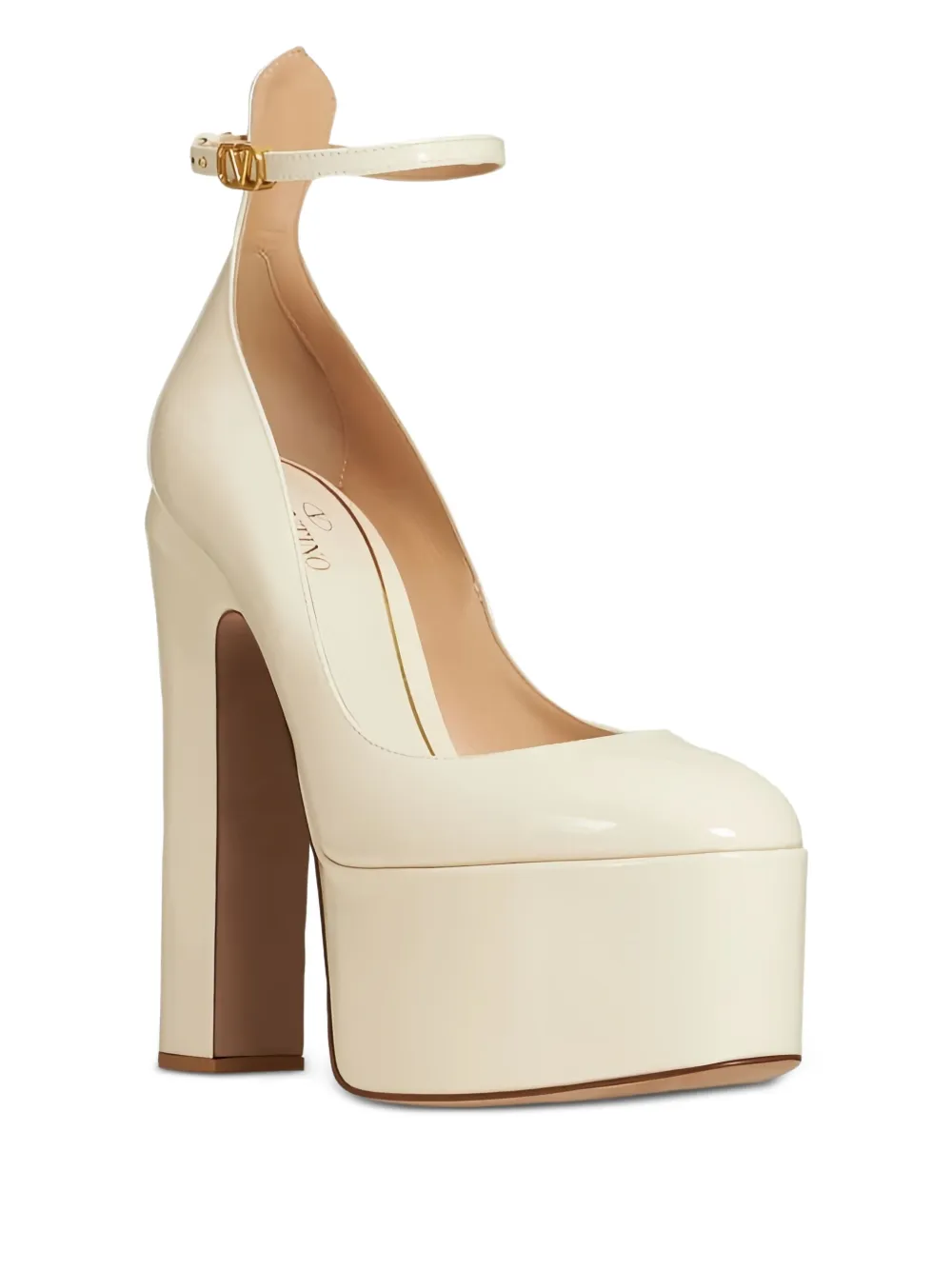Valentino Garavani Tan-Go platform pumps Neutrals