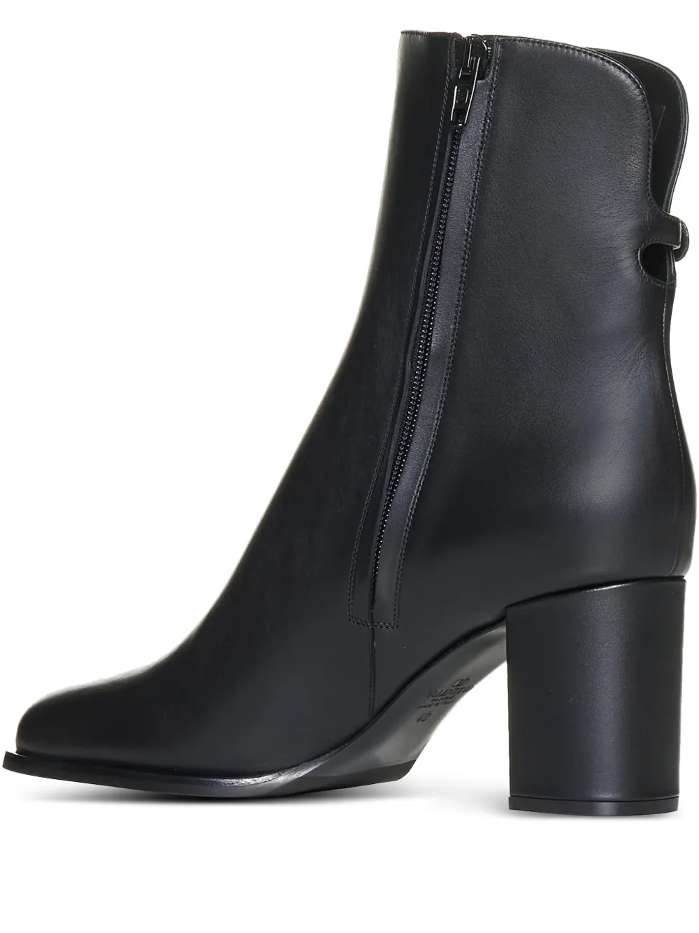 Valentino Garavani 70mm Vlogo block-heel boots Black