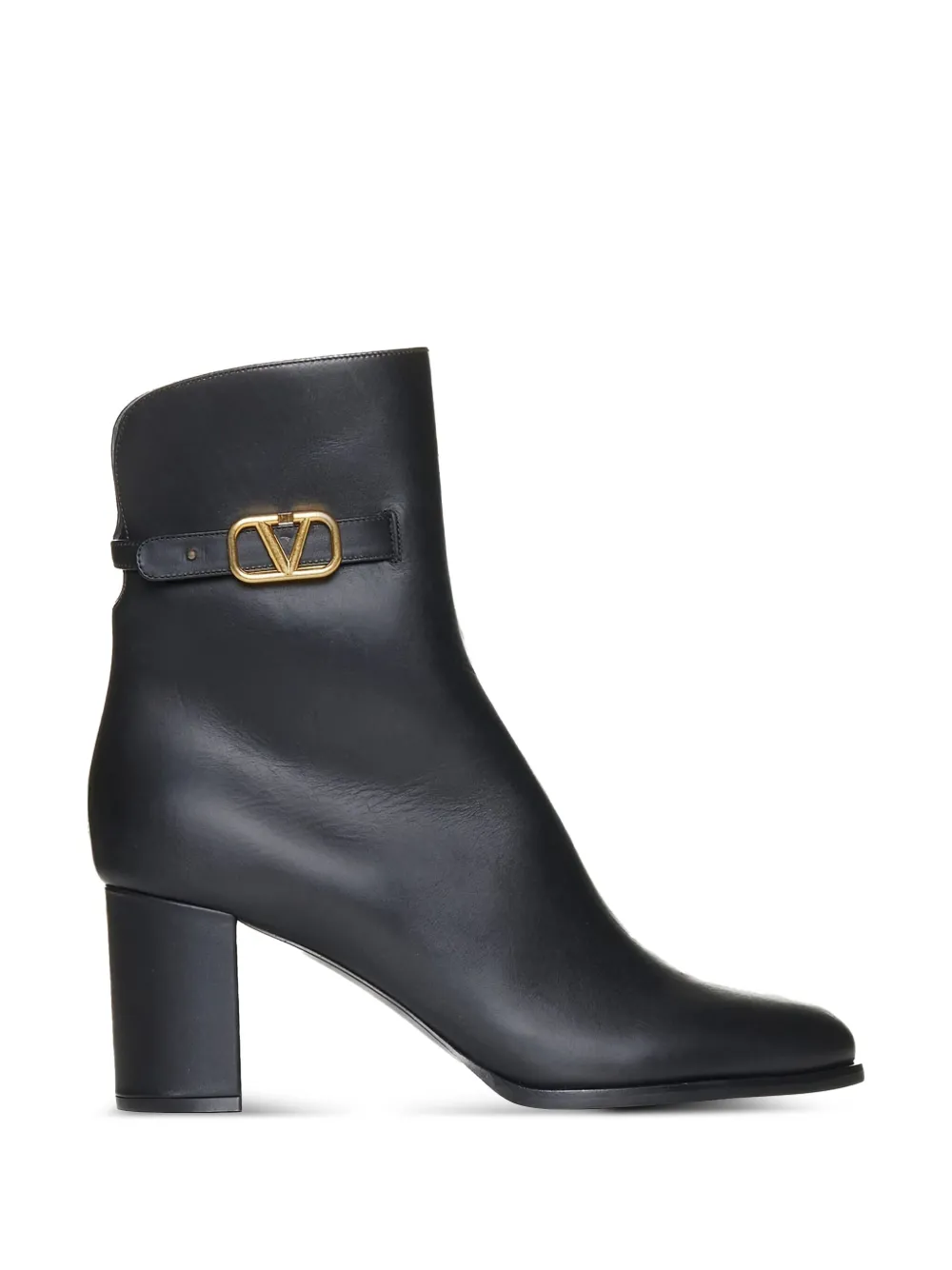 Valentino Garavani 70mm Vlogo block-heel boots Black