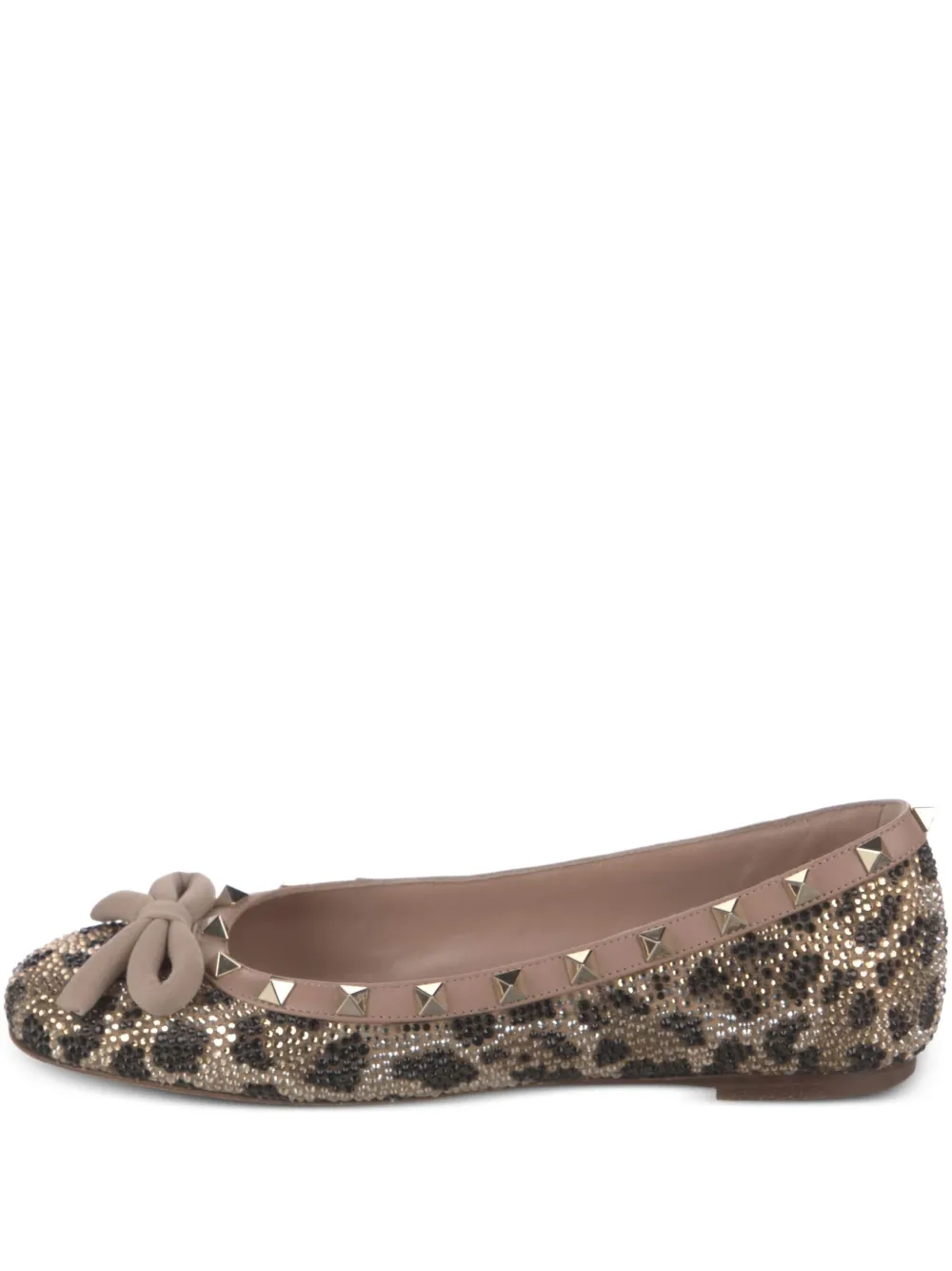 Valentino Garavani Rockstud ballet flats Neutrals