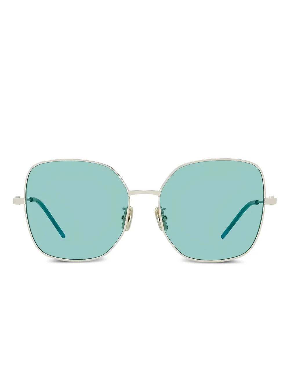 Givenchy Eyewear temple-detail round-frame sunglasses | Yellow | Image 1