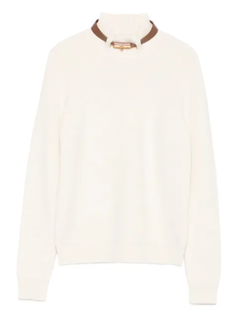 Elisabetta Franchi high-neck ribbed sweater 