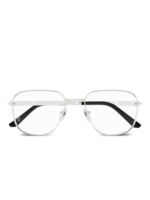 Cartier Eyewear titanium rectangle glasses