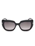 TOM FORD Eyewear round-frame gradient sunglasses - Black