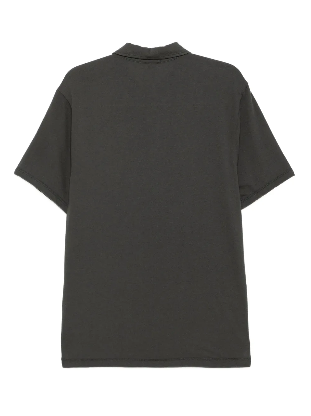 James Perse Polotop met geborduurde boom - Grijs
