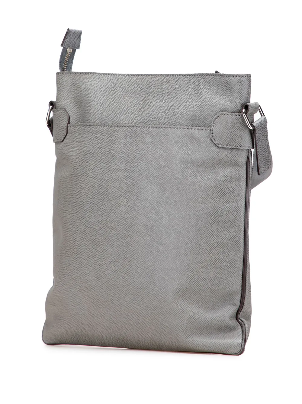 Pre-owned Louis Vuitton 2010 Taiga Sasha Crossbody Bag In Gray