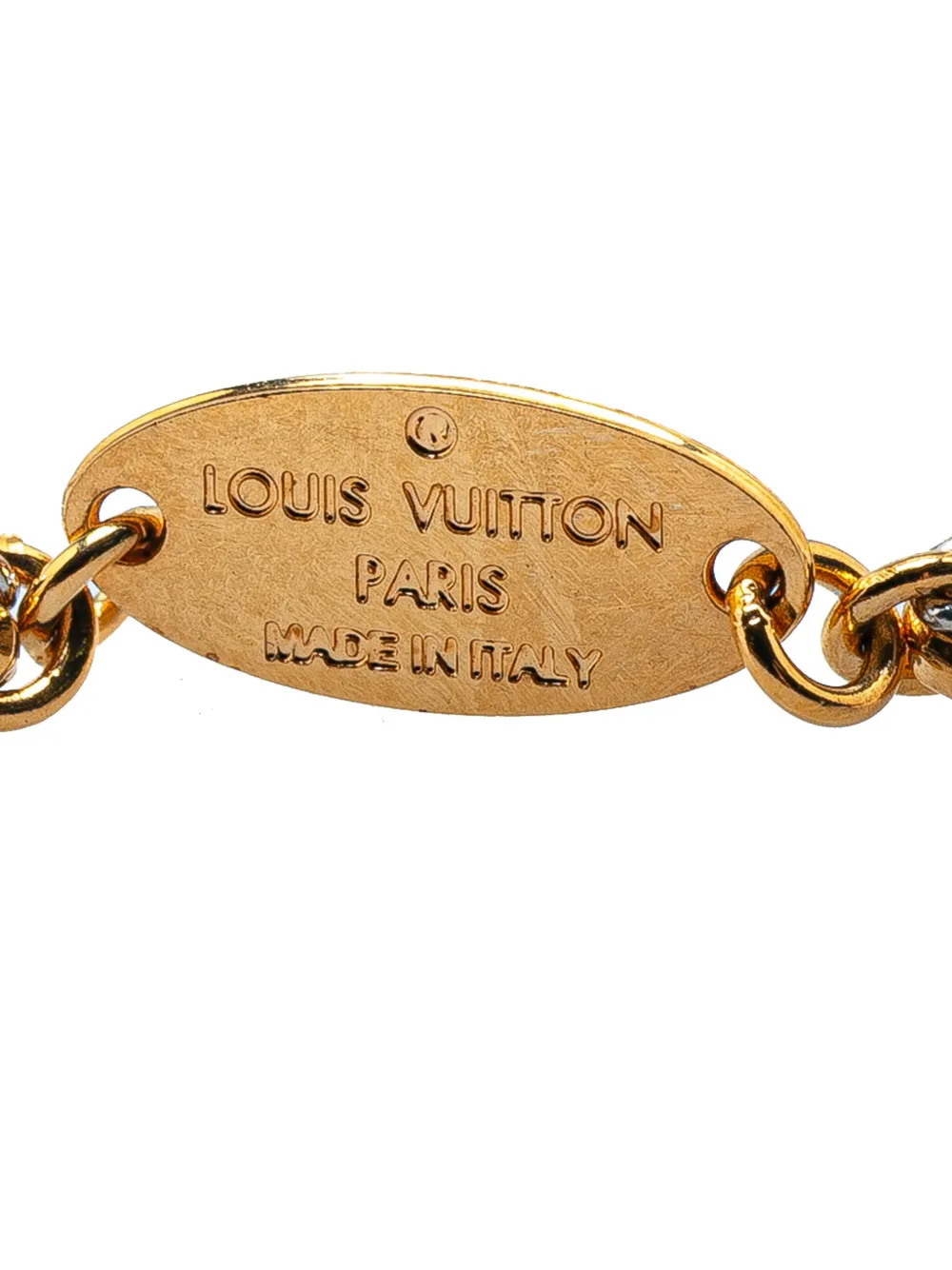 Louis Vuitton Pre-Owned guldbelagt og palladiumbelagt Collier Louise halskæde fra 2021 | Image 2