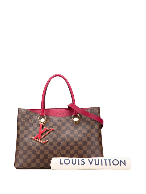 Louis Vuitton Pre-Owned 2019 Damier Ebene Riverside Satchel