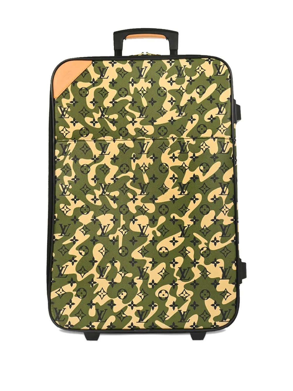 Louis Vuitton Pre-Owned Valigia con stampa camouflage 2008 - Verde