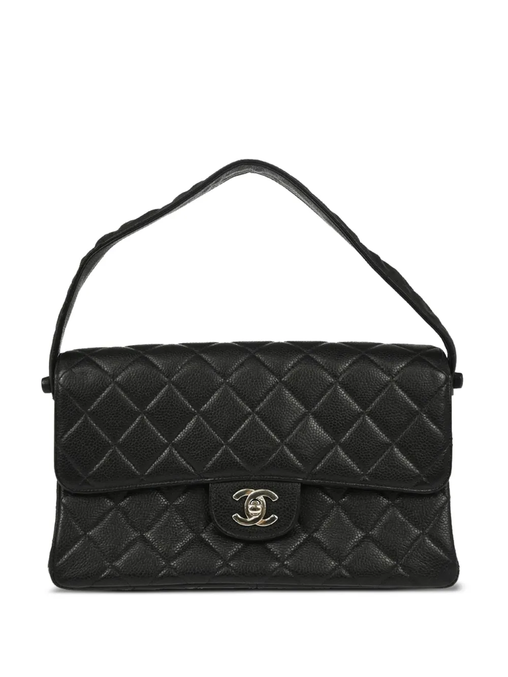 CHANEL Pre-Owned 1997 クラシック フラップ ショルダーバッグ - ブラック CHANEL Pre-Owned 1997 クラシック フラップ ショルダーバッグ - ブラック