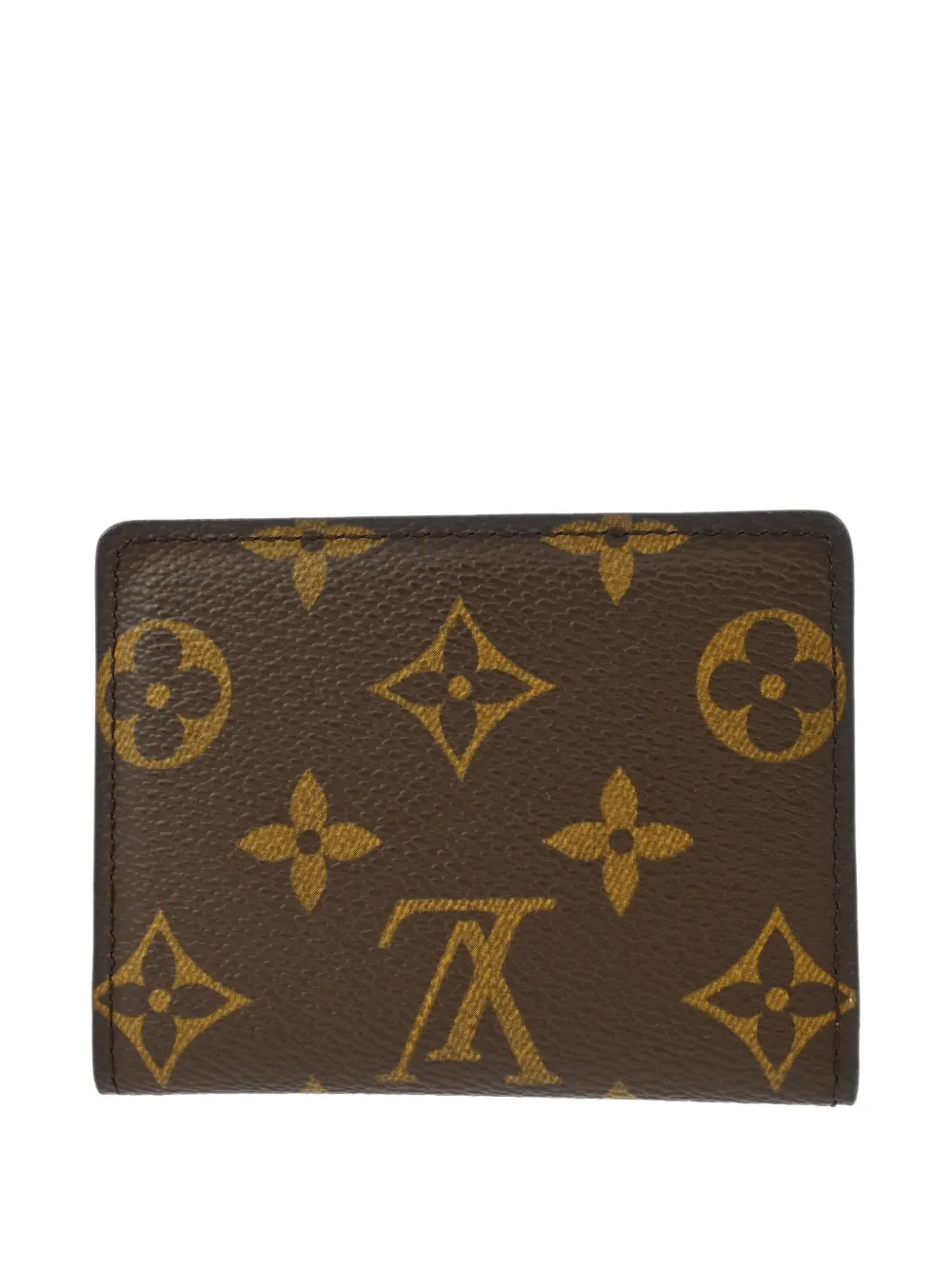Pre-owned Louis Vuitton 2004 Ludlow Coin Case Wallet In Brown