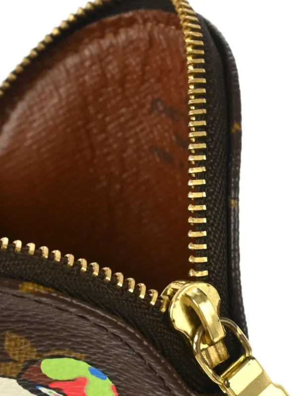 Louis Vuitton Pre-Owned Monedero Panda Redondo 2004 Marrón