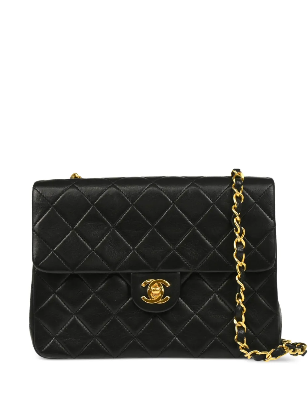 CHANEL Pre-Owned Borsa a spalla Classic Flap 20 1990 - Nero