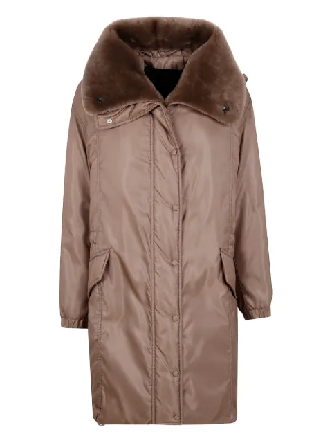 Blancha faux-fur hooded coat