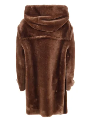 ムートン・ファーコート BLANCHA SHEARLING HOODED JACKET Authentic Blancha Coats & Jackets with Better Price | BALTINI