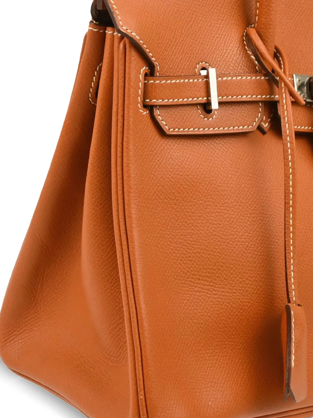 Pre-owned Hermes 2005 Birkin 25 Handbag In Brown