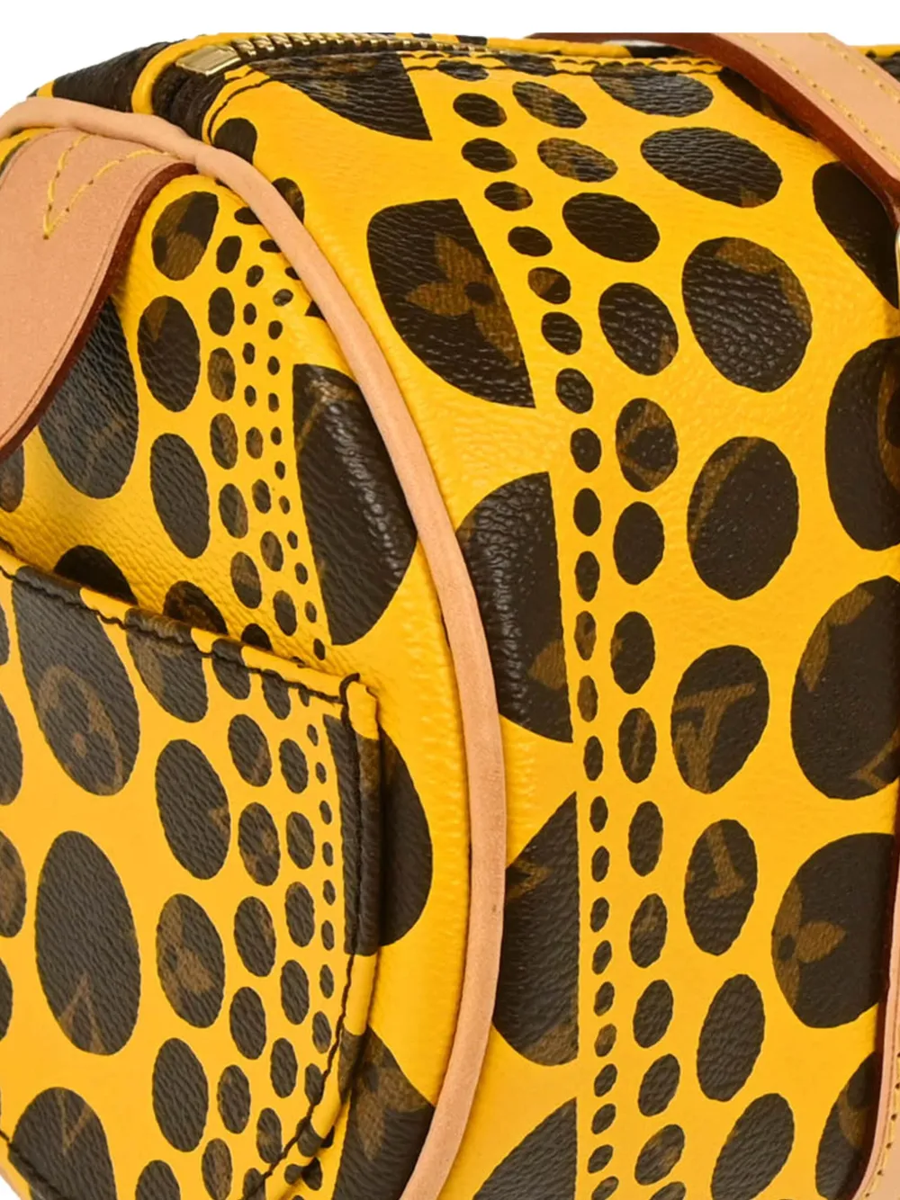 Pre-owned Louis Vuitton X Yayoi Kusama 2012 Dots Infinity Papillon Handbag In Yellow