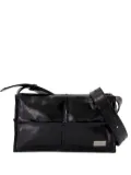 MM6 Maison Margiela mini panelled leather crossbody bag - Black