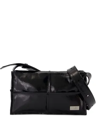 MM6 Maison Margiela レザー ショルダーバッグ ミニ | ブラック