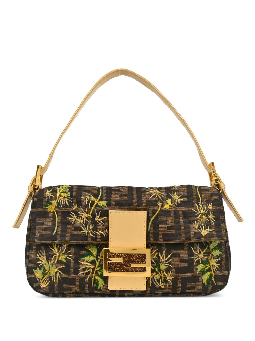 1990-2000s Zucca Embroidered Baguette handbag
