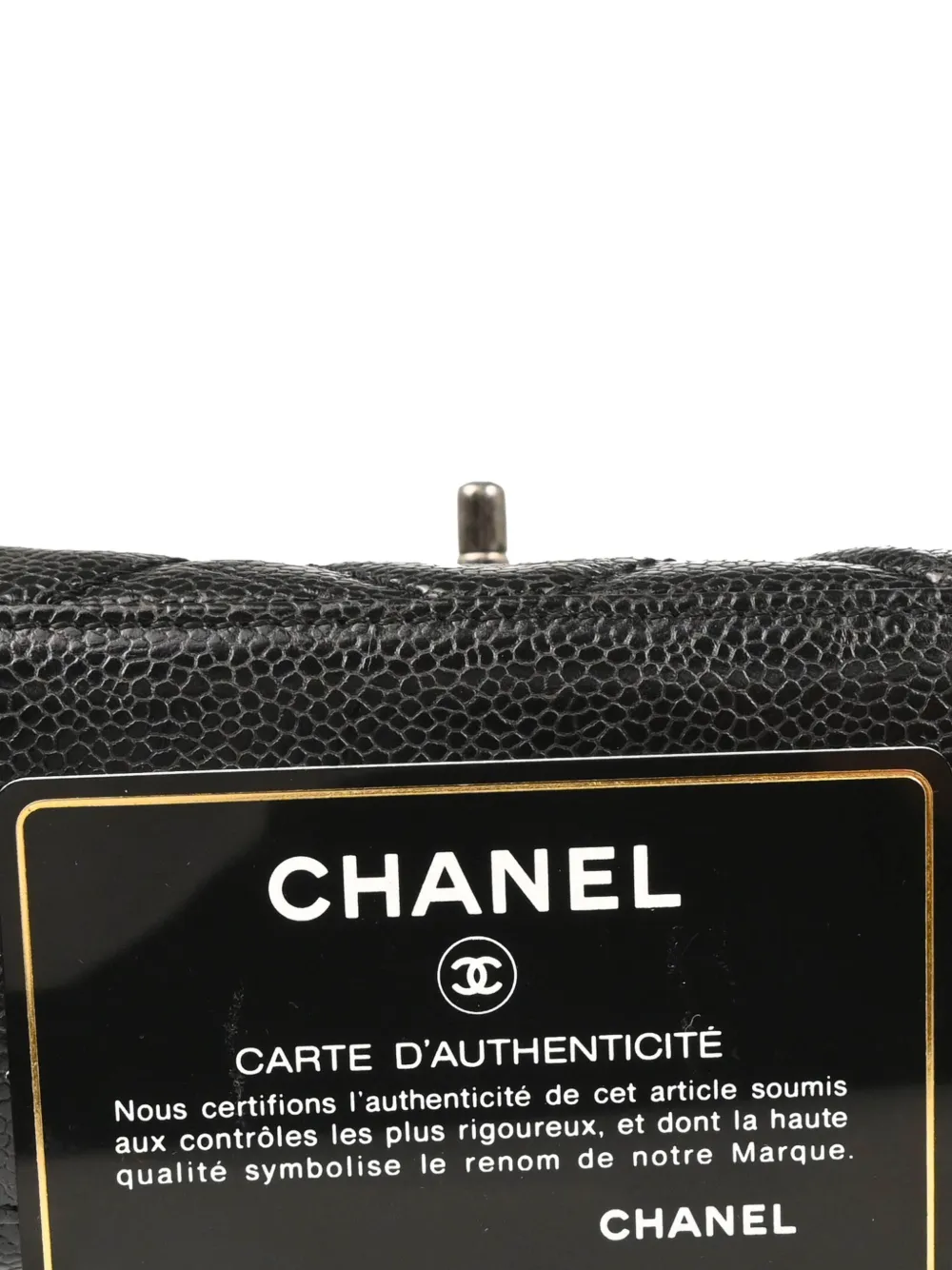 Pre-owned Chanel 2014 Double Flap Shoulder Bag In Black