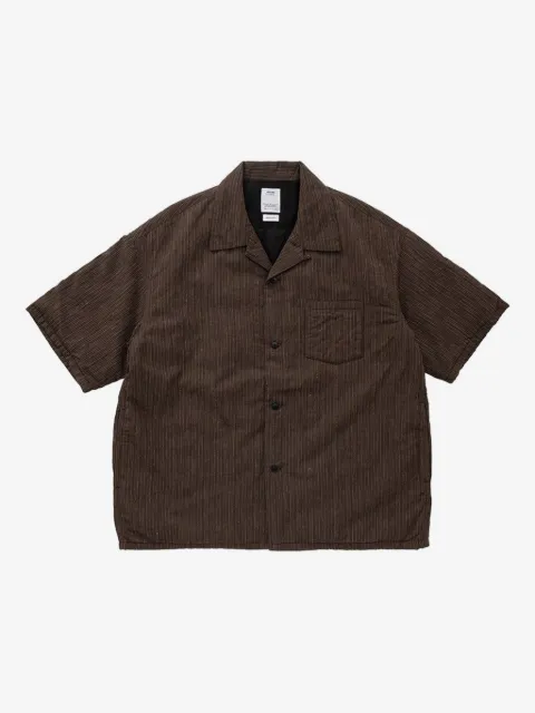 visvim Camicia gessata a maniche corte