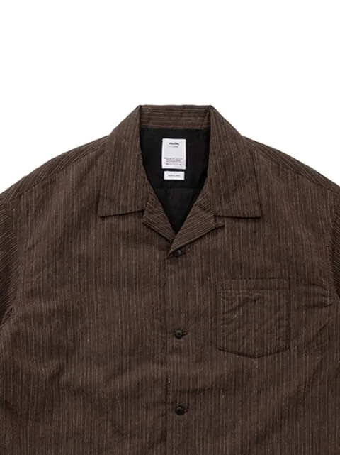 visvim pinstripe short-sleeve shirt