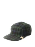 visvim check-pattern adjustable cap - Green