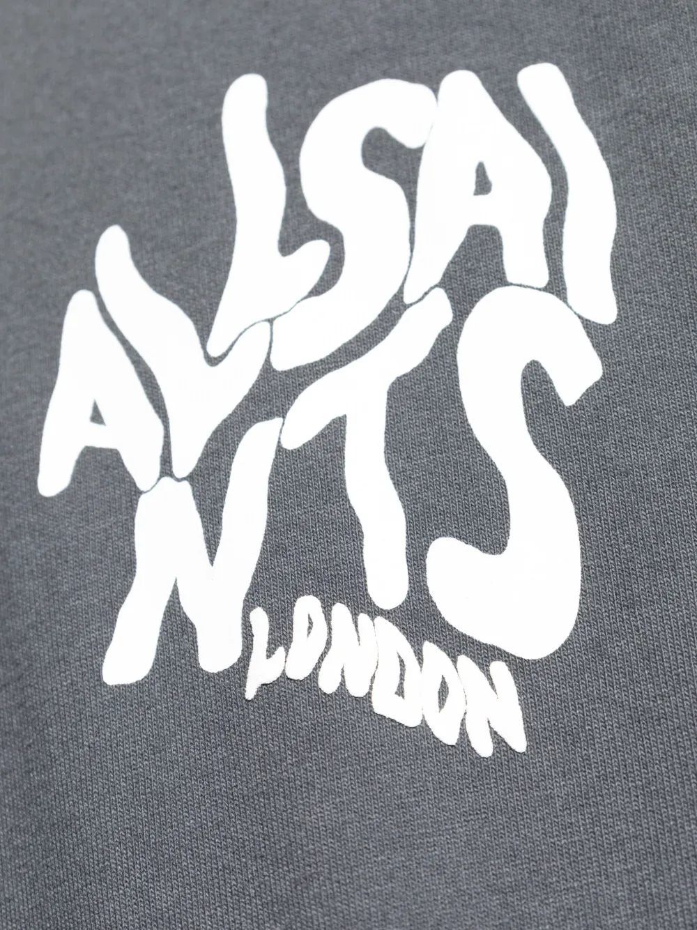 AllSaints Orlando T-shirt met logoprint Grijs