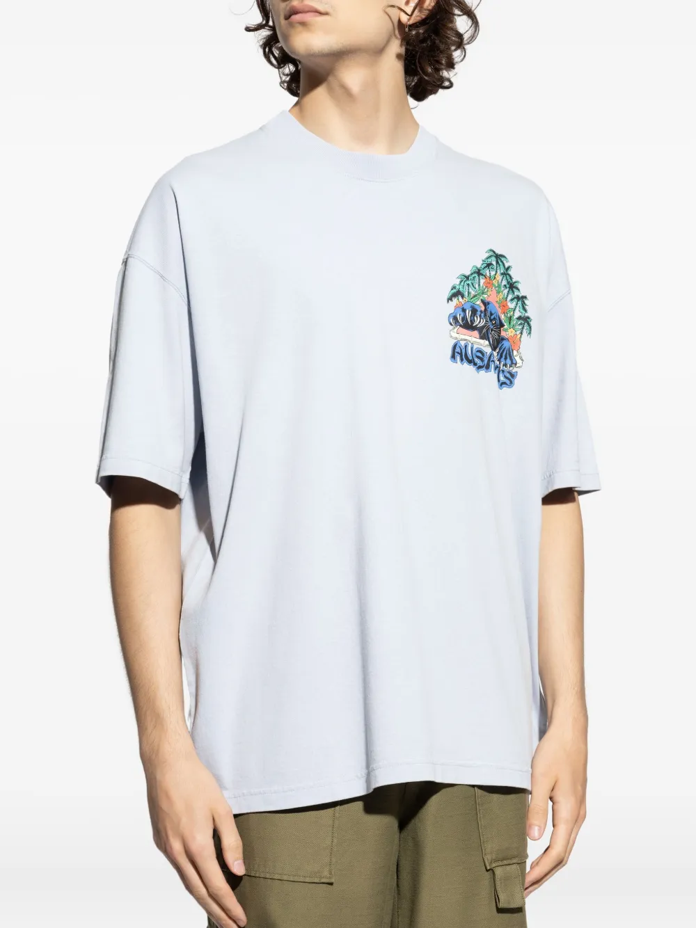 AllSaints Pounce T-shirt met grafische print Blauw