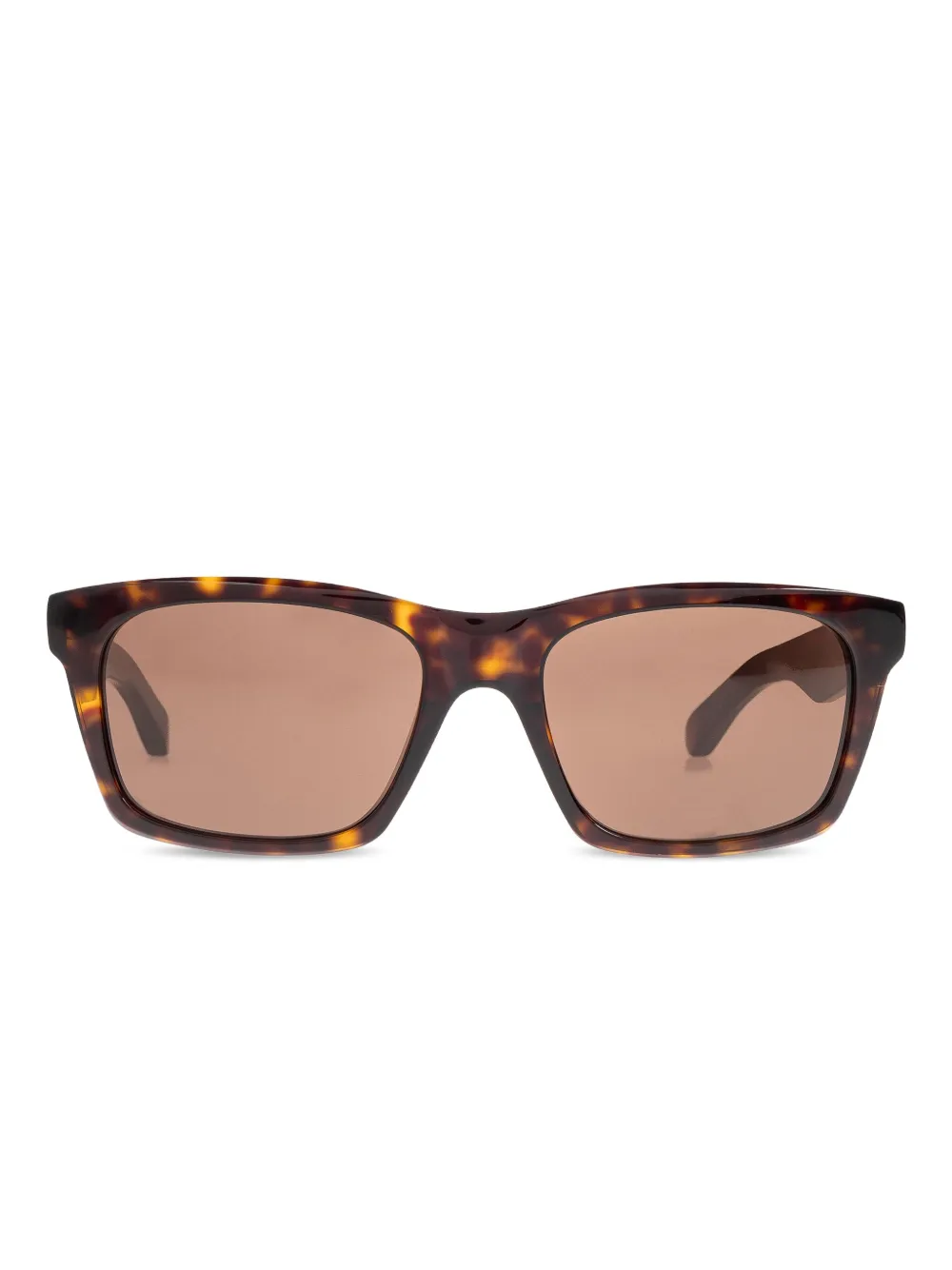 Balenciaga Eyewear tortoiseshell rectangle sunglasses Bruin