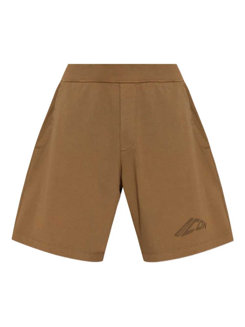 DSQUARED2 logo-print cotton shorts Bruin