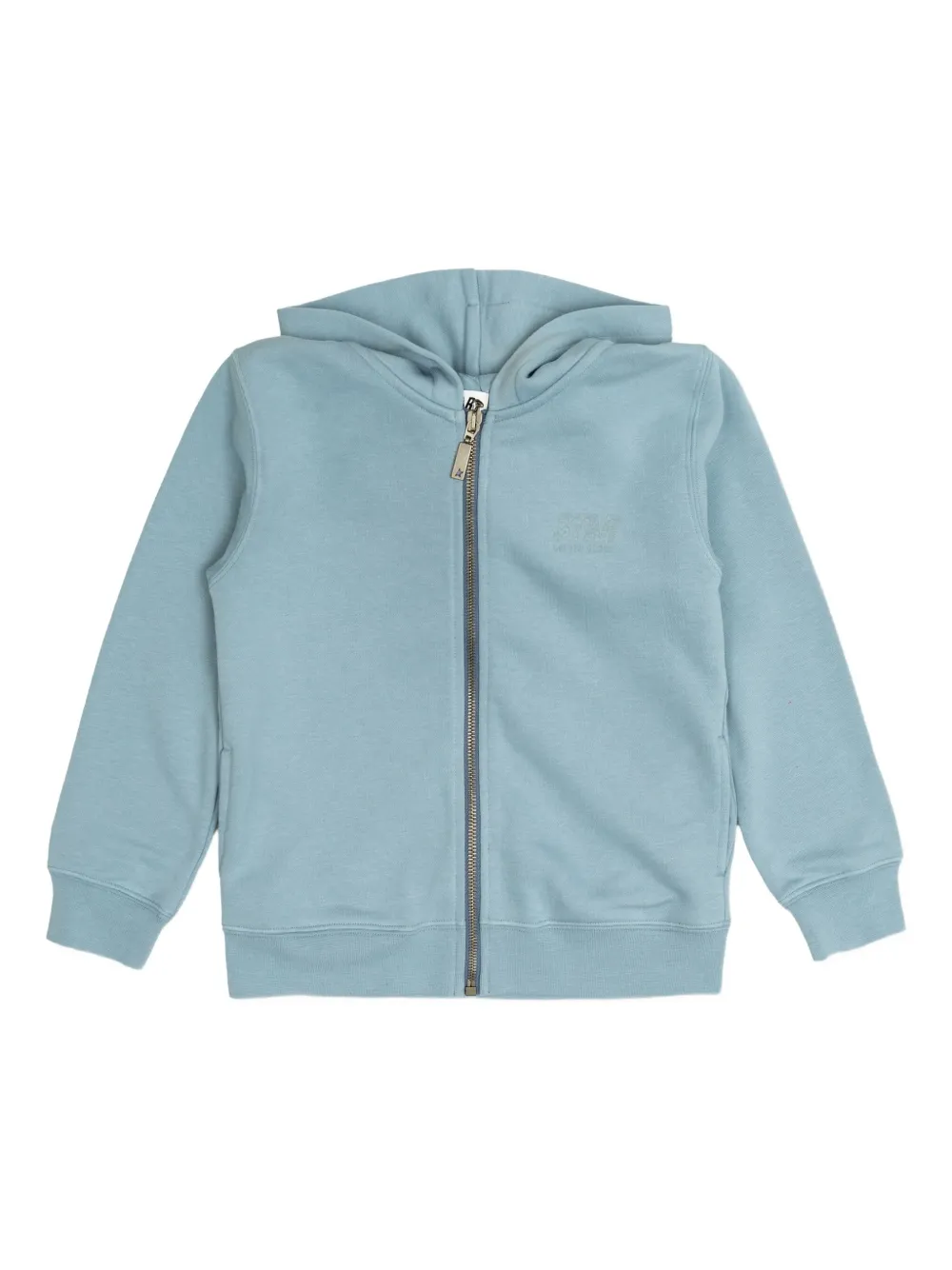 Golden Goose Kids Hoodie met rits Blauw
