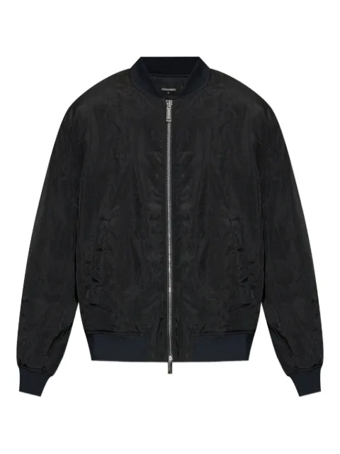 DSQUARED2 ribbed-hem bomber jacket