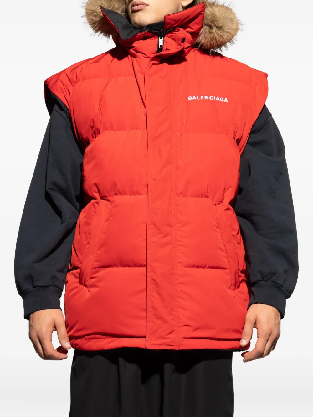 Balenciaga Gewatteerd jack Zwart